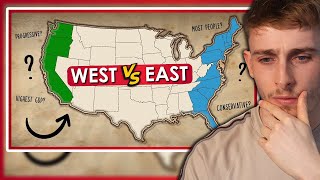 Reacting to How Do The East Coast & West Coast Compare? (USA)