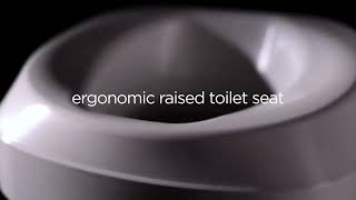 Aquatec 90 Ergo raised toilet seat at a glance