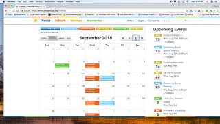 CUSD Web Calendar