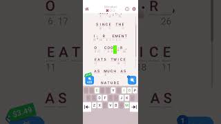cryptogram: word logic puzzles (code 1492) level 12