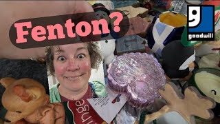 Fenton? - Shop Along With Me - Goodwill Thrift Store