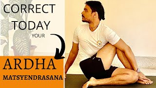 CORRECT TODAY YOUR ARDHA MATSYENDRASANA | HALF SPINAL TWIST | SITTING TWIST | @PrashantjYoga