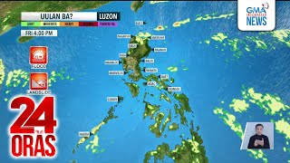 Shear line, nagpapaulan sa ilang lugar sa Luzon | 24 Oras