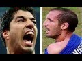 Uruguay Luis Suarez risks World Cup ban after Italy bite‬ 2014