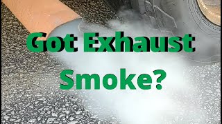 Black, Blue and White Smoke From Exhaust. What It Means.