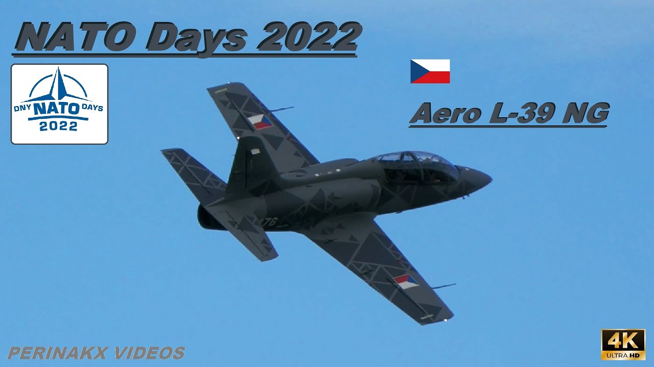 Aero L-39 NG Aero Vodochody 🇨🇿 NATO Days 2022 - YouTube