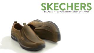 Skechers Superior Haute Shoes - Relaxed Fit, Slip-Ons (For Men)