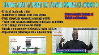 UTAFURAHI NA ROHO YAKO MAZINGE ALIPOPEWA NAFASI MSIKITI WA MASALAFI MOMBASA KENYA ZAIDI YA DK 90.