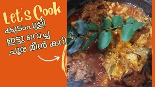 കുടംപുളി ഇട്ടു വെച്ച നല്ല ചൂര കറി|| Easy  choora /kera/tuna curry with Malabar tamarind