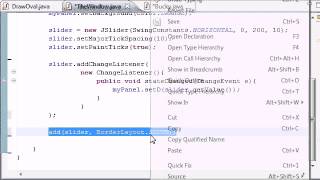 Intermediate Java Tutorial 25 Finishing the Oval Slider Program