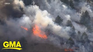 Evacuations ordered as wildfires approach Boulder, Colorado