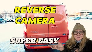 HOW TO INSTALL a reversing camera in your van conversion | wireless #vanbuild