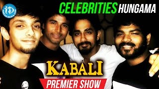 Celebrities Hungama At Kabali Premier Show || Radhika Apte || PA Ranjith || #Kabali