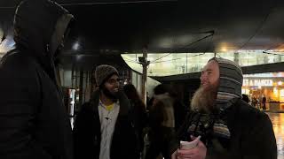 Muslim Tames And Humbles Overconfident Christian! Yusuf Speakers Corner Stratford Sam Dawah