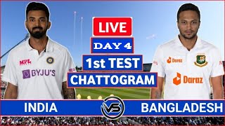 🛑LIVE - 💥India vs Bangladesh 1st Test Day 4 Live | IND vs BAN 1st Test 🏆 |#tg_logesh#live#indvsban