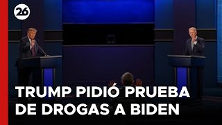EEUU | TRUMP desafió a BIDEN a una PRUEBA DE DROGAS de cara al primer debate presidencial