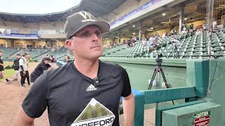Coach J.J. Edwards reacts to Wofford baseball's season-ending loss to Mercer in SoCon tournament