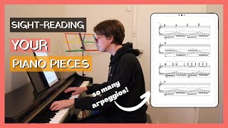 Sight-Reading YOUR Piano Pieces: Sacred Ruins by Blake Carter