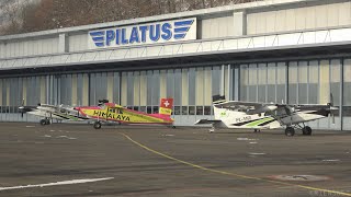 Last delivery PC-6 and Yeti Porter - 12.12.2022 Airport Buochs