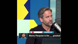 Max Kellerman says Manny Pacquiao could be the 2nd-best pound for pound fighter