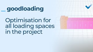 Goodloading Manual - Optimisation for all loading spaces in the project