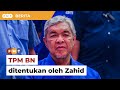 Zahid tentukan siapa TPM BN, kata Saravanan