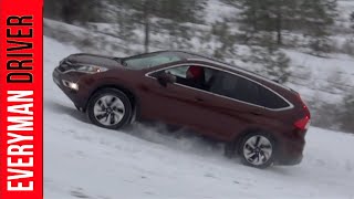 Watch Out: 2015 Honda CR-V AWD Snowy Off-Road on Everyman Driver, Dave Erickson
