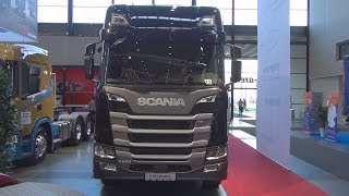 Scania R 500 B6x4NA Wood Transporter Truck (2018) Exterior and Interior