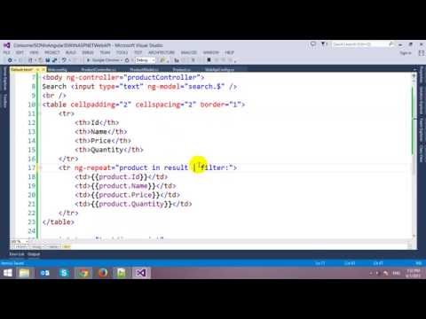 AngularJS with ASP.NET Web API AngularJS with ASP.NET Web API