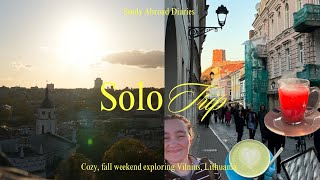 Solo Trip | Cozy, fall weekend exploring Vilnius, Lithuania