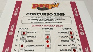 PROGOL #2269 VAMOS POR LOS MILLONES | PRONÓSTICOS, ANÁLISIS.