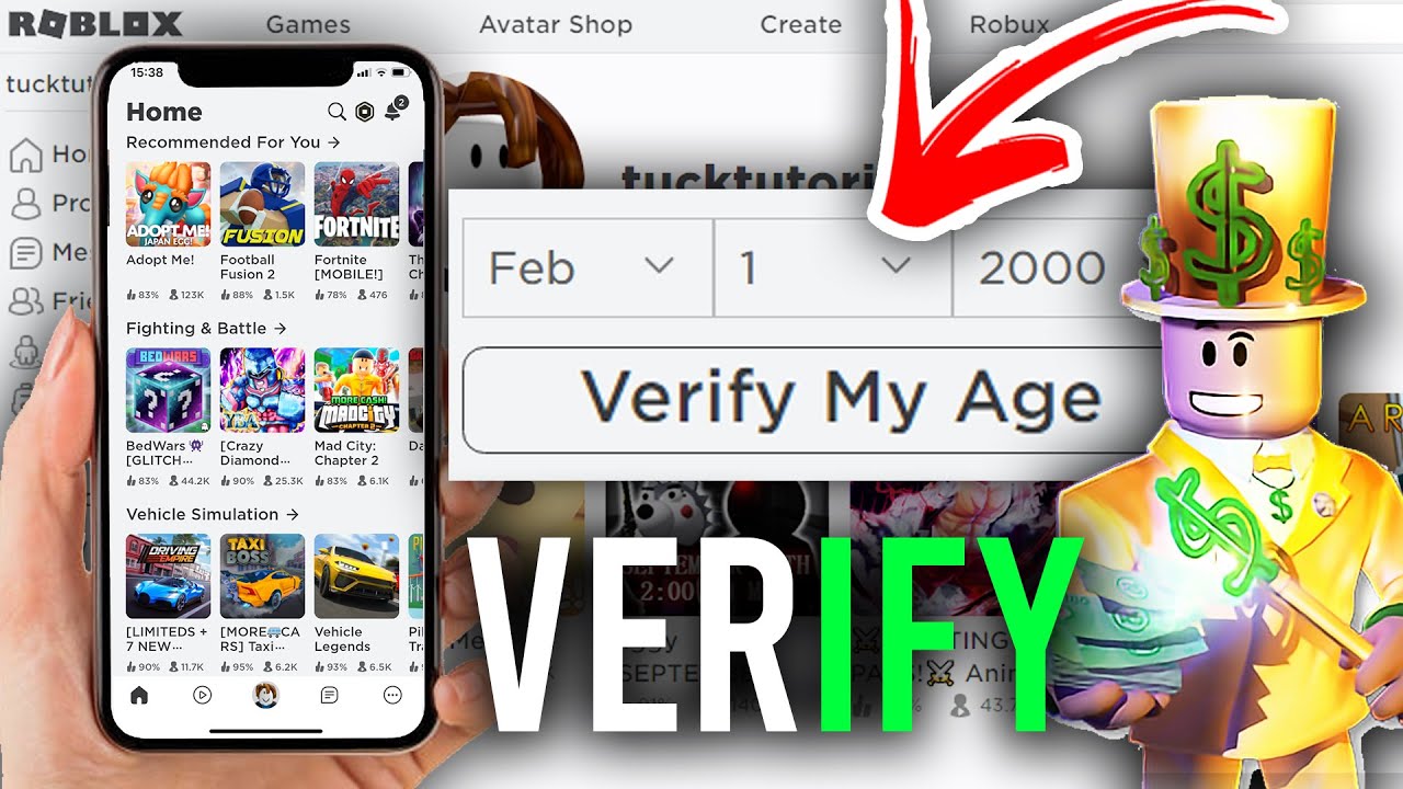 How To Verify Your Age On Roblox - Full Guide - YouTube