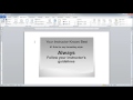 Formatting an MLA Paper in Microsoft Word, Part 1