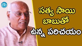 సత్య సాయి బాబుతో ఉన్న పరిచయం గురించి చెప్పిన - Ex-DGP Anjaneya Reddy | Crime Diaries With Muralidhar