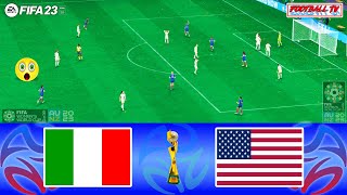 FIFA 23 | ITALY vs USA | FIFA Women's World Cup 2023 Final | Crazy Match | Gameplay PC