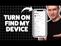 How To Turn On Find My iPhone 2026 (Step-By-Step Tutorial)