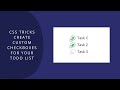 CSS Tricks Create Custom Checkboxes for Your Todo List