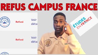 Les refus Campus France / Que faire après un refus ou une admission ??