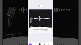 How to add waveform in canva for podcast template #shorts #canva
