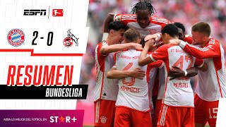 ¡LOS BÁVAROS VOLVIERON AL TRIUNFO Y QUIEREN SEGUIR DANDO PELEA! | B. Munich 2-0 Colonia | RESUMEN
