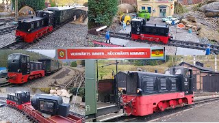 😎👍V 10🛢️der Preßnitztalbahn unter Voll Last🔥+Vergleich mit LGB 20322 V 10🛢️ Gartenbahn+Kamera📽️Fahrt