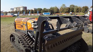 Energreen trincia radiocomandata 100 CV + prove in campo