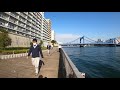 【4k】walk around sumida river terrace. tokyo 東京 隅田川テラスを散歩 nov.2020