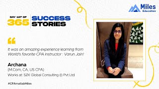 US CPA Archana | Day 157 | 365 days, 365 success stories #Season2