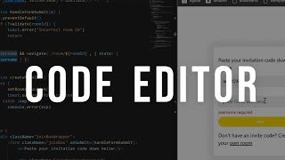 Check How I built REALTIME Collaborative CODE EDITOR