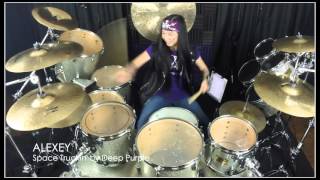12 Year Old ALEXEY - Space Truckin' by Deep Purple Drum Cover