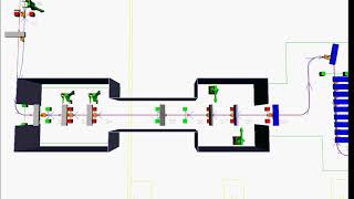 Inverted Power \u0026 Free Conveyor System Simulation | RW Conveyor Systems