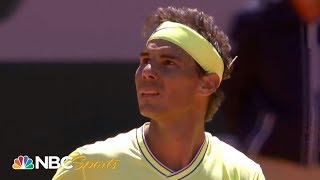 2019 French Open: Rafael Nadal vs. Roger Federer | EXTENDED HIGHLIGHTS | NBC Sports