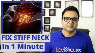 1 Minute Exercise For Neck Pain and Stiffness