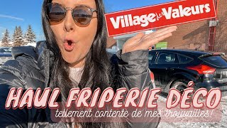 GROS THRIFT HAUL DU VILLAGE DES VALEURS, UN PANIER PLEIN DE DÉCO POUR LA NOUVELLE CUISINE  !